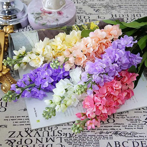 Large artificial flower branch for autumn and wedding decoration - vue 5 sur 14