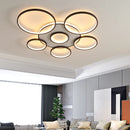 Modern wooden and aluminium LED chandelier for indoor lighting