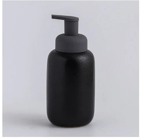 ceramic soap dispenser pressing foam for bathroom - vue 14 sur 18