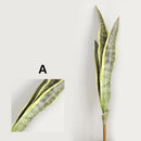 Artificial tiger leaf plants for indoor and garden decoration
