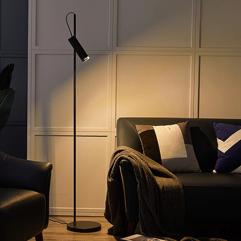 Minimalist LED floor lamp for modern indoor lighting