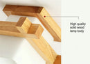 Japanese glass and wood ceiling light for modern interiors