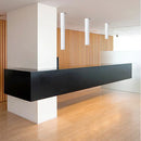 Modern long cylinder LED aluminium surface-mounted ceiling spotlight for living room, kitchen or office