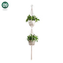macrame hanging basket for plants crafts home decor
