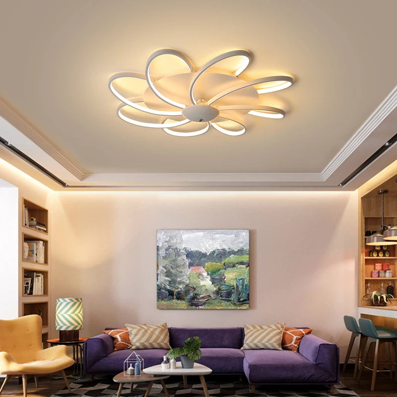 Modern chandelier for elegant and versatile indoor lighting - vue 3 sur 6