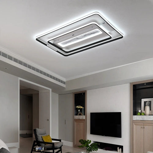 Modern creative LED ceiling lights for indoor lighting - vue 3 sur 14