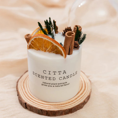 Forest Series Scented Soy Candle with Wooden Holder, 4 Fragrances, Aromatherapy Candles for Home Meditation Decoration, 285g - vue 7 sur 9