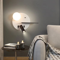 Modern minimalist wall light with USB and adjustable angle