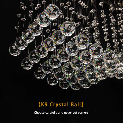 lustre moderne en cristal pour décoration intérieure élégante - vue 7 sur 6