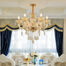 Creative European crystal chandelier for a luxurious atmosphere