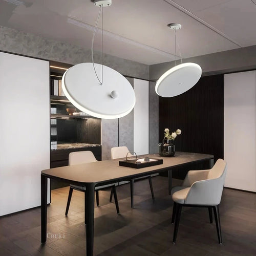 modern minimalist pendant light design for a creative interior - vue 3 sur 9