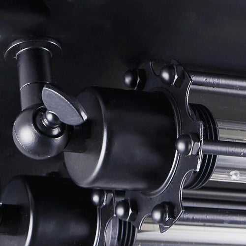 Retro vintage industrial black ceiling light - vue 7 sur 6