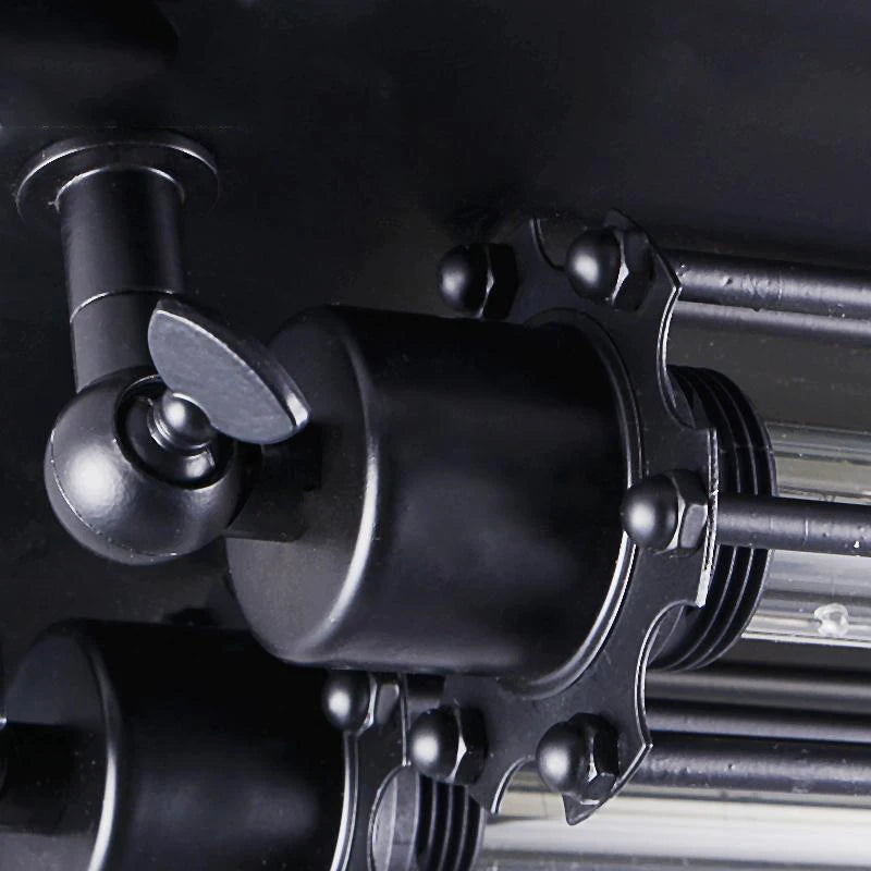Retro vintage industrial black ceiling light - vue 6 sur 6