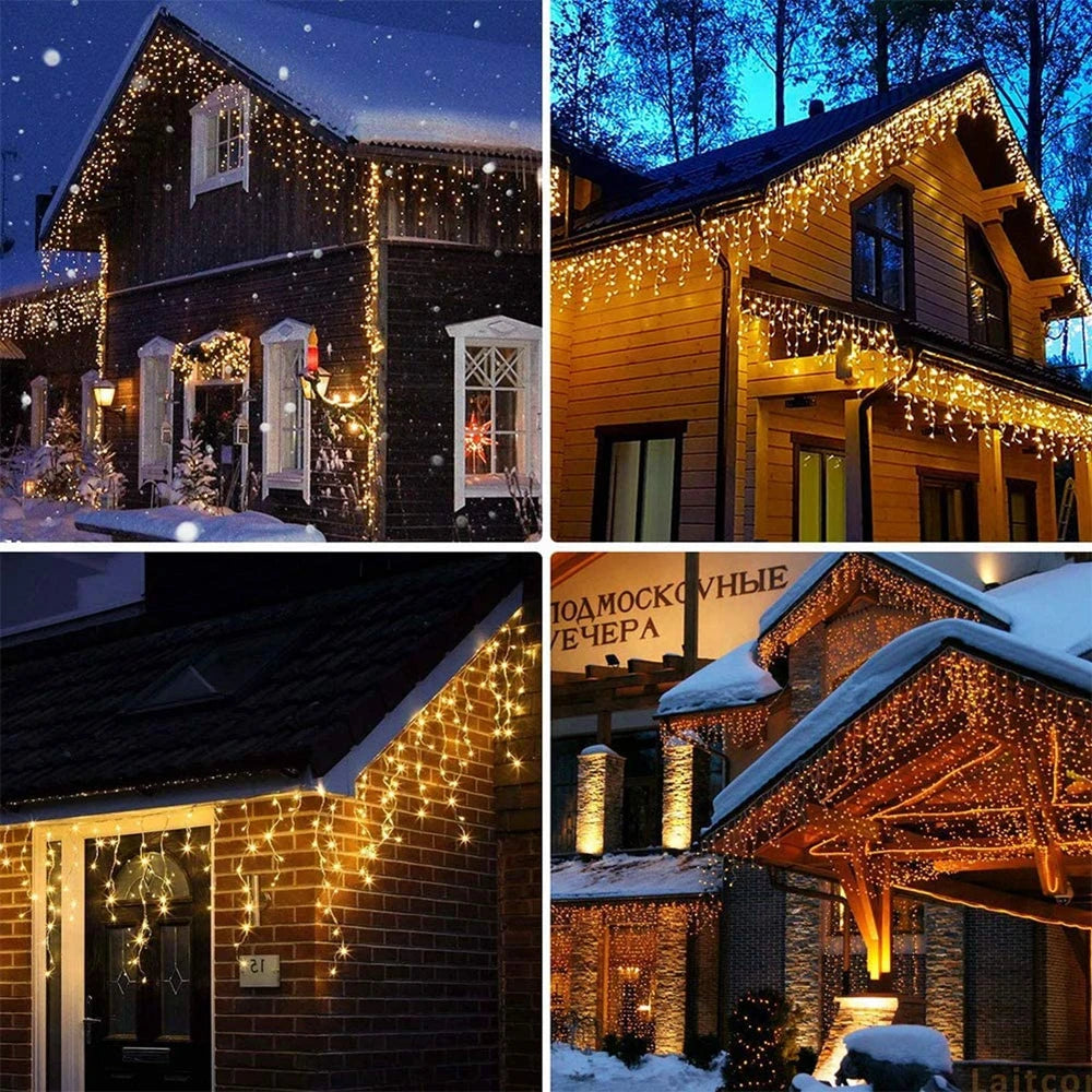 LED string lights for outdoor Christmas decoration 2023 - vue 6 sur 9