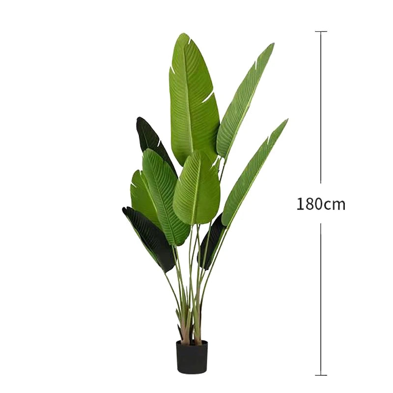 Tropical artificial potted tree for indoor and outdoor decoration - vue 6 sur 8