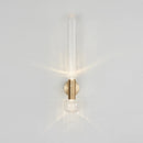 Modern crystal and glass nordic designer wall light