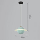 Planet resin pendant light for modern interior decor