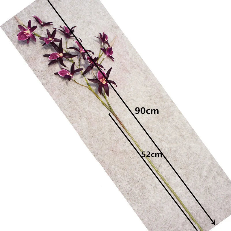 Luxury artificial orchids for Christmas, weddings and autumn decorations - vue 3 sur 7