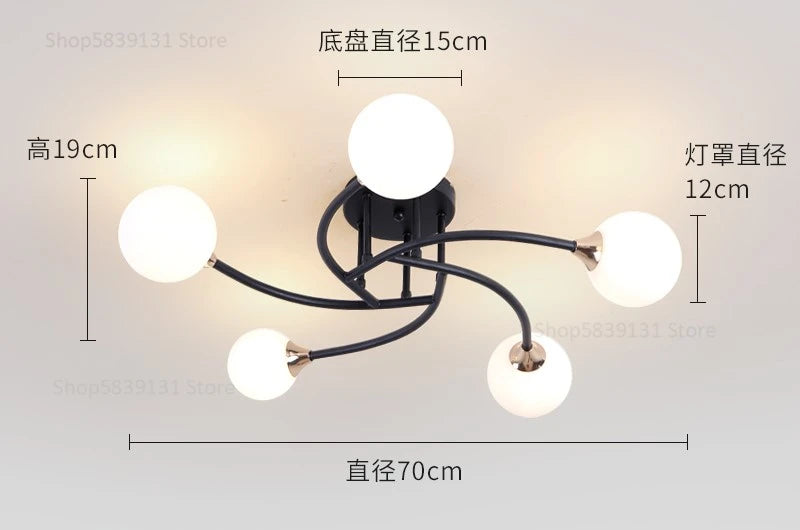 Modern minimalist nordic decorative ceiling light