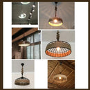 Vintage industrial rope kitchen pendant light