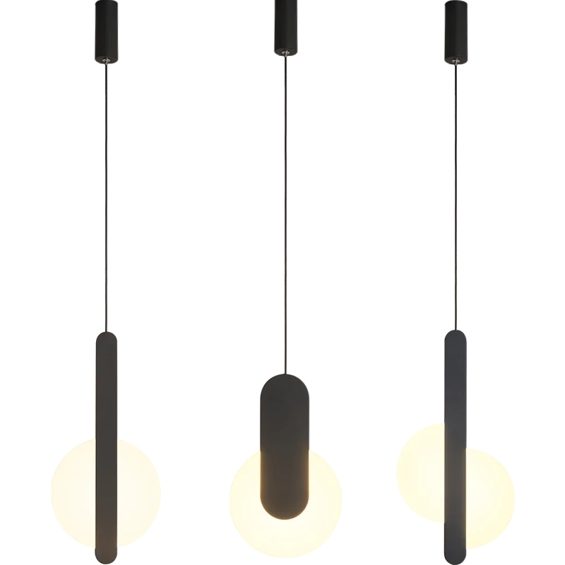 modern led pendant light for elegant interior decoration - vue 6 sur 12