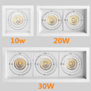 Dimmable LED recessed downlight for indoor lighting