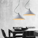 Retro loft concrete pendant light with LED for restaurant and living room