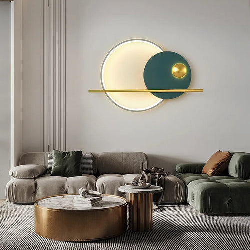 Modern LED wall light for living room - vue 2 sur 23