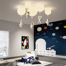 Decorative nordic pendant light for children’s room with playful design