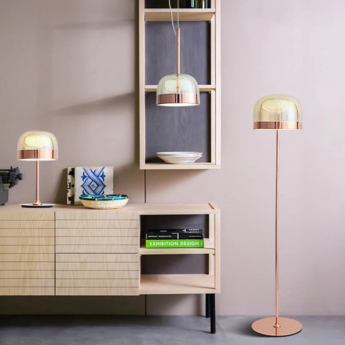 Nordic coloured glass table lamps for stylish interiors - vue 4 sur 18