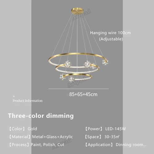 Luxury glass pendant light for elegant interiors - vue 11 sur 12