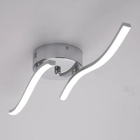 plafonnier led moderne en surface design incurvé décoratif