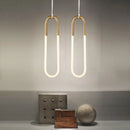 Nordic U shape LED decorative modern pendant light