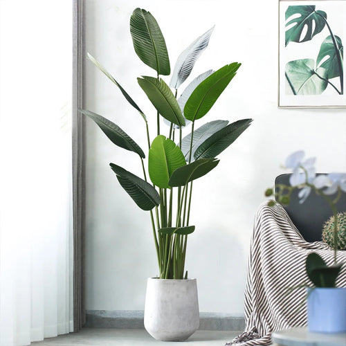 Tropical artificial potted tree for indoor and outdoor decoration - vue 2 sur 8