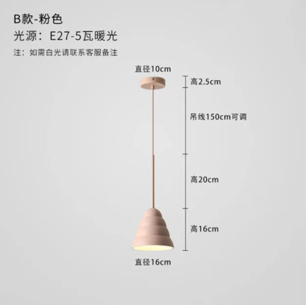 Nordic decorative pendant light for creative indoor lighting