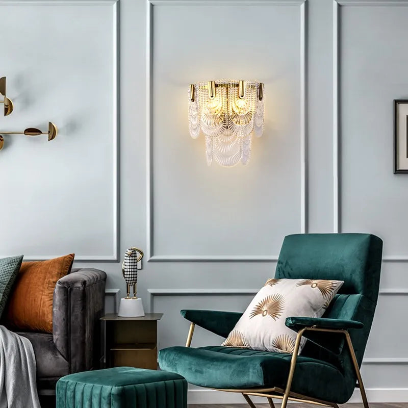 Nordic design luxury wall light creative simple ambience