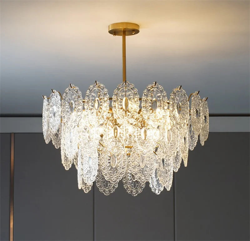Modern crystal chandelier luxury design for an elegant atmosphere