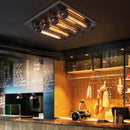 Retro vintage industrial black ceiling light