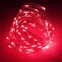 Copper wire LED string light for party decorations