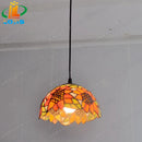 Vintage tiffany sunflower chandelier for restaurant and bar