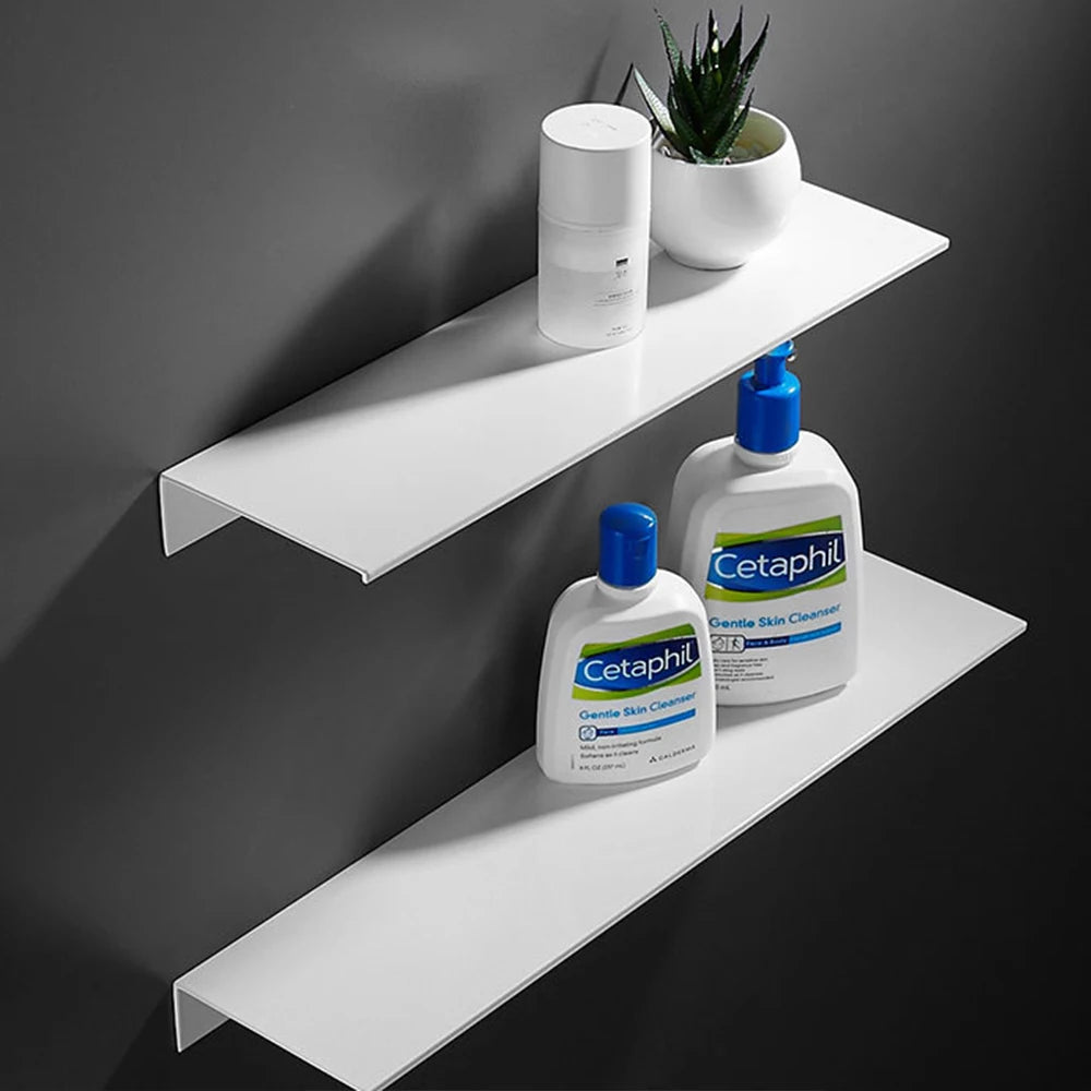 aluminum wall shelf for modern and practical storage - vue 4 sur 14