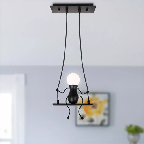 Modern art decor pendant lamp 1/3 head - vue 2 sur 9
