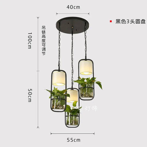suspension industrielle simple art fer moderne chinoise - vue 9 sur 13