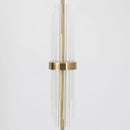 Modern glass floor lamp for stylish indoor lighting