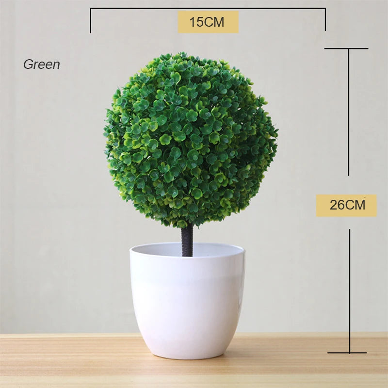 Artificial potted plant for office and garden decoration - vue 44 sur 45