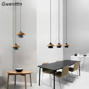 Wooden pendant light for modern lighting and decoration