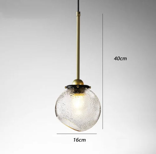 Creative Nordic glass pendant light for restaurants and shops - vue 11 sur 10