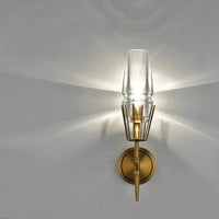 Nordic retro crystal LED wall light for home decoration