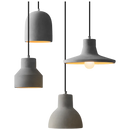 industrial style concrete pendant light for modern decoration