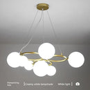 Modern glass pendant light with bulb included for interior decoration